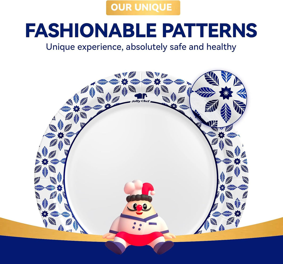 7 inch 150 Pack Disposable Paper Plates
