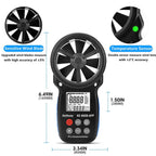 Bluetooth Anemometer Wind Speed Meter w/Data Logger, Kethvoz 866B-APP
