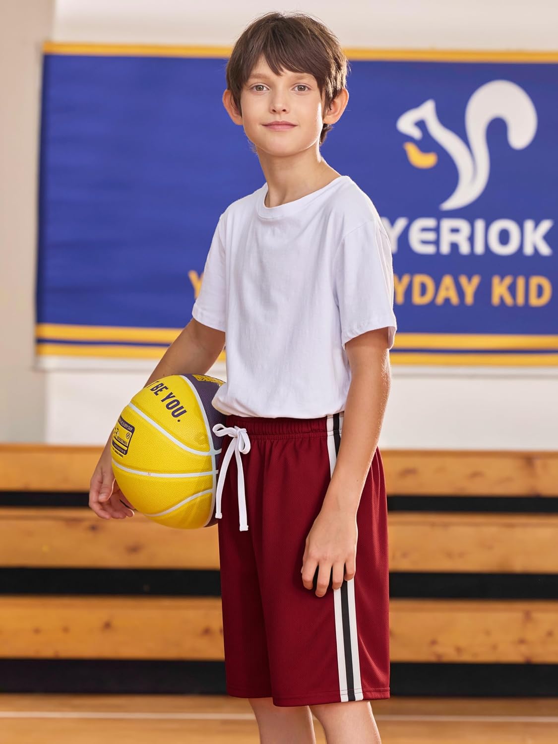 5 Pack Boys Athletic Shorts Mesh Basketball Soccer Quick Dry Shortss | Dry-Fit,Toddler Kids Clothes,Outdoor Active