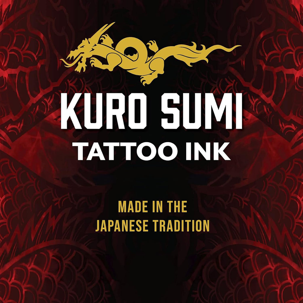 Japanese Tattoo Color Ink Pigments, Vegan Professional Tattooing Inks, Soft Greywash Shading Ink, 6 Ounce