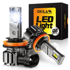 H11 Fog LED Light Bulbs, 80000LM 1200% Ultra-Bright 6500K H8/H16 Fog Bulb, 5 Min Quick Install, Longer Lifespan, IP68