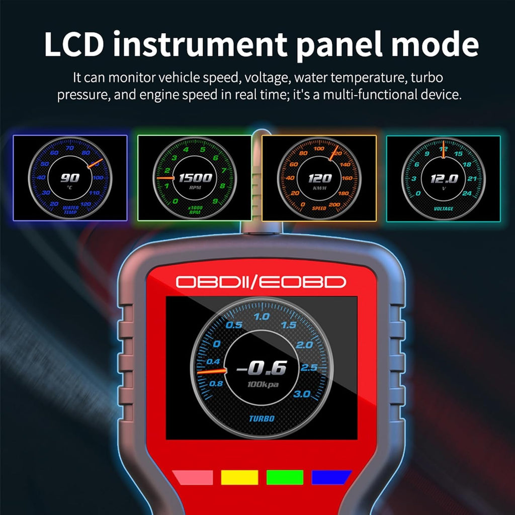 obd2 scanner K2 obd2 scanner diagnostic tool scanner for cars, car code reader with freeze frame, oxygen sensor