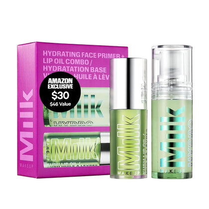 Mini 12HR Hydro Grip Primer + Full Size KUSH Lip Oil Gift Set