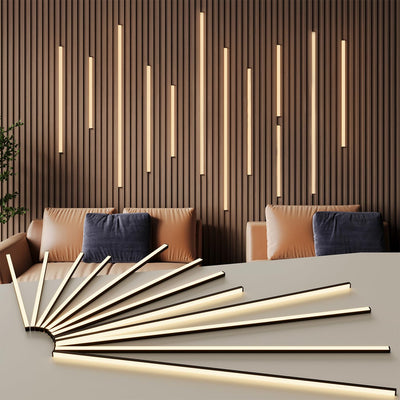 Slat Wall Lights for Wood Panel-12PCS LED Recessed Lighting Kit