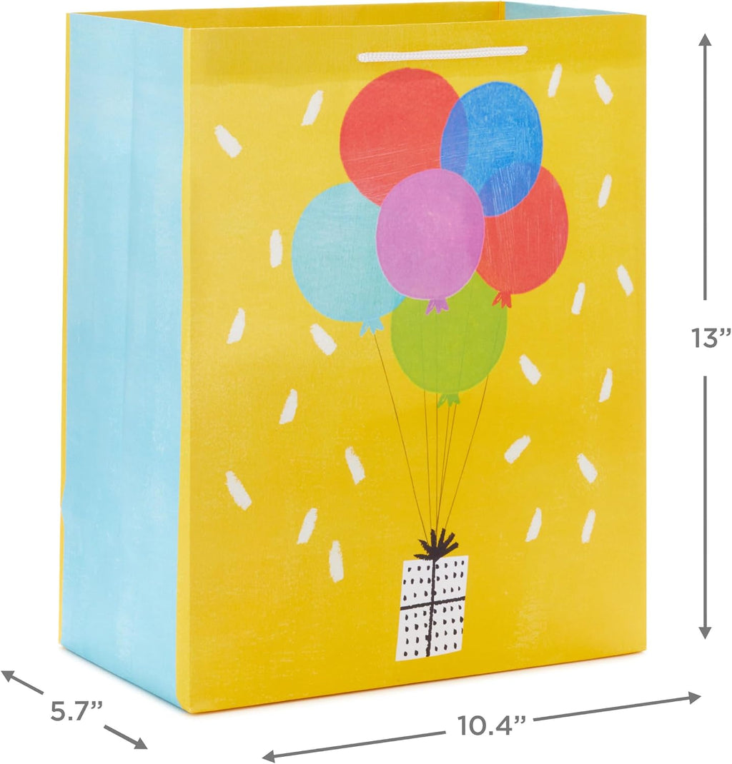 Assorted Birthday Gift Bags, 8-Pack (Take the Cake! Red, Blue)