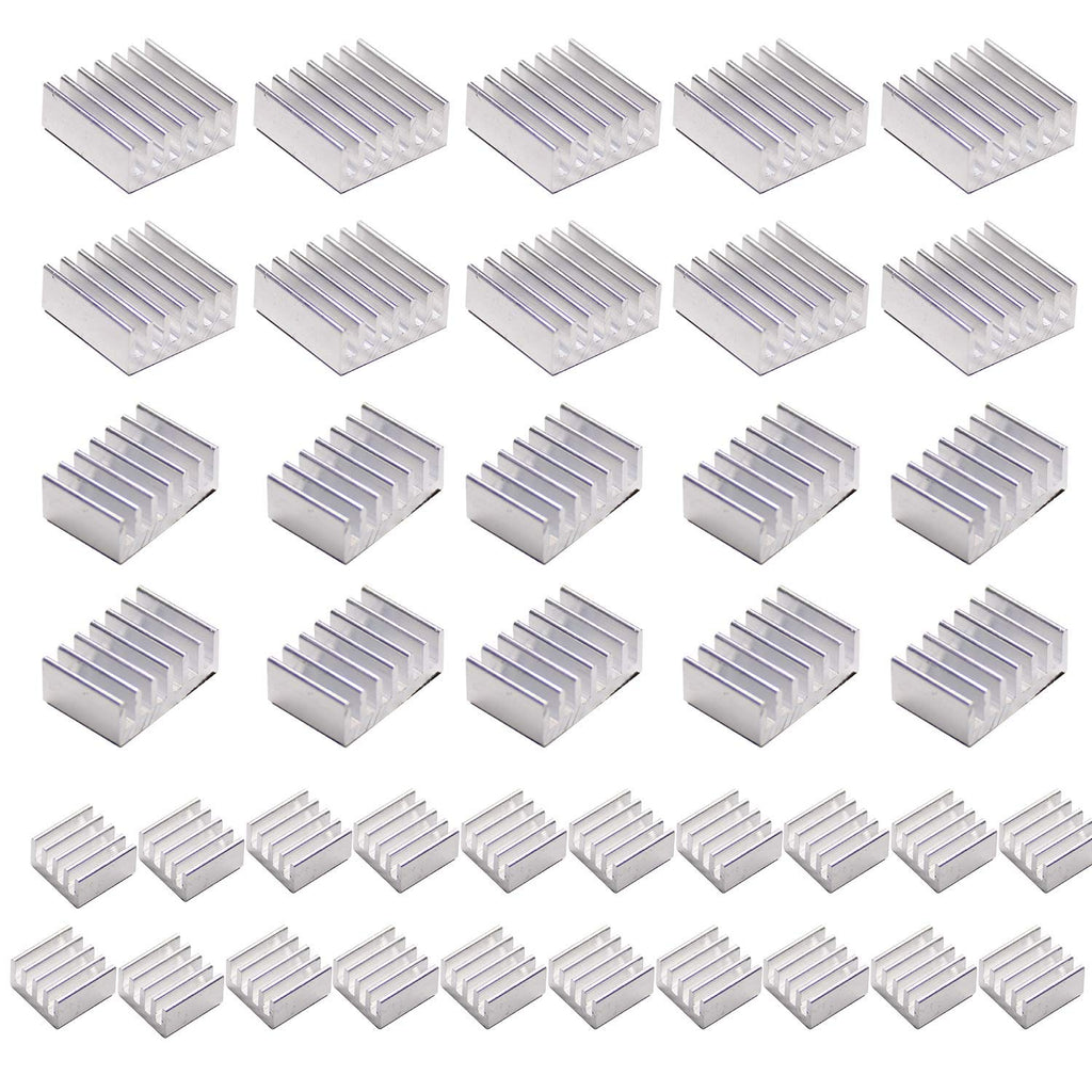 40 PCS Raspberry Pi 4 Heatsink Kit for Raspberry Pi B B+ 2/3/4/5