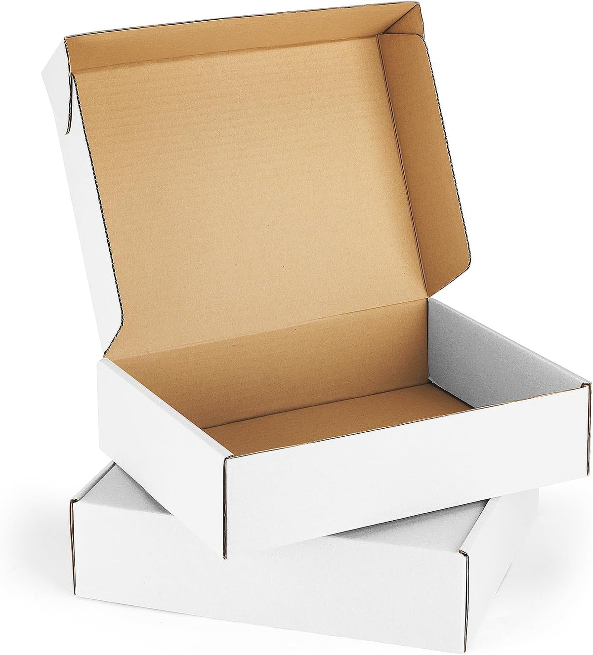 12x9x3" White Shipping Boxes Corrugated Box Mailers 20 Pack Cardboard Shipping Boxes for Small Business, Mailing