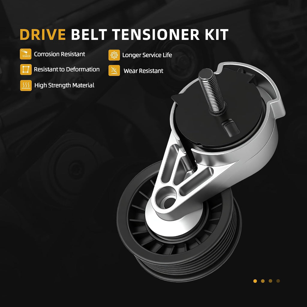 Belt Tensioner Serpentine Belt Idler Pulley Kit #38033