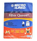12 Cones & 2 Filters for Filter Queen Majestic Vacuum Bags