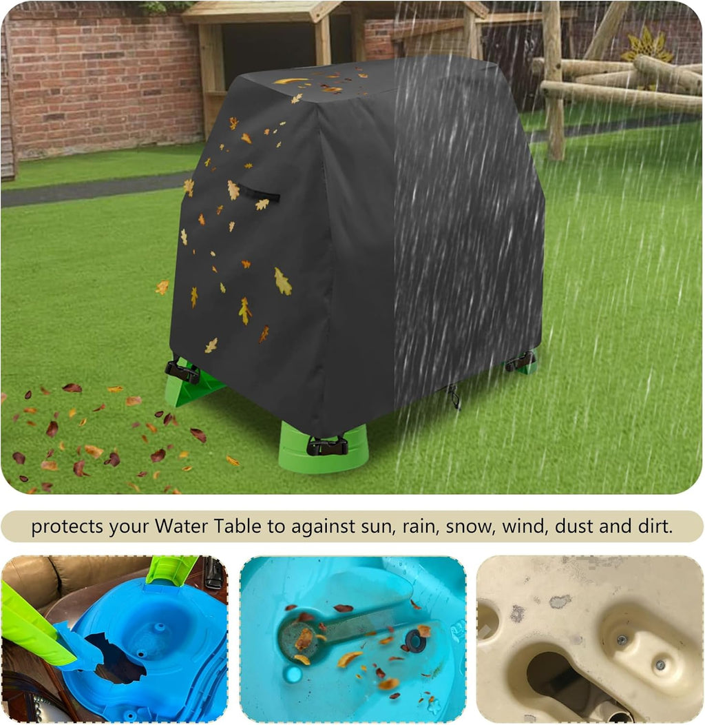 Kids Water Table Cover Fit Rain Showers Splash Pond Water Table,Waterproof Dust Proof Anti-UV Outdoor Toys