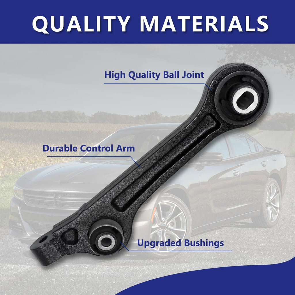 Control Arm, Replacement For Front Lower Control Arm with Ball Joint Suspension Kit Compatible With 2011-2019 Dodge Charger, 2011-2019 Dodge Challenger, 2011-2019 Chrysler 300