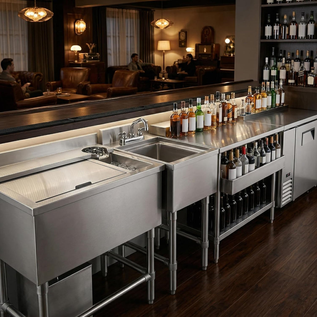 22x12 Underbar Hand Sink, Faucet Included, NSF