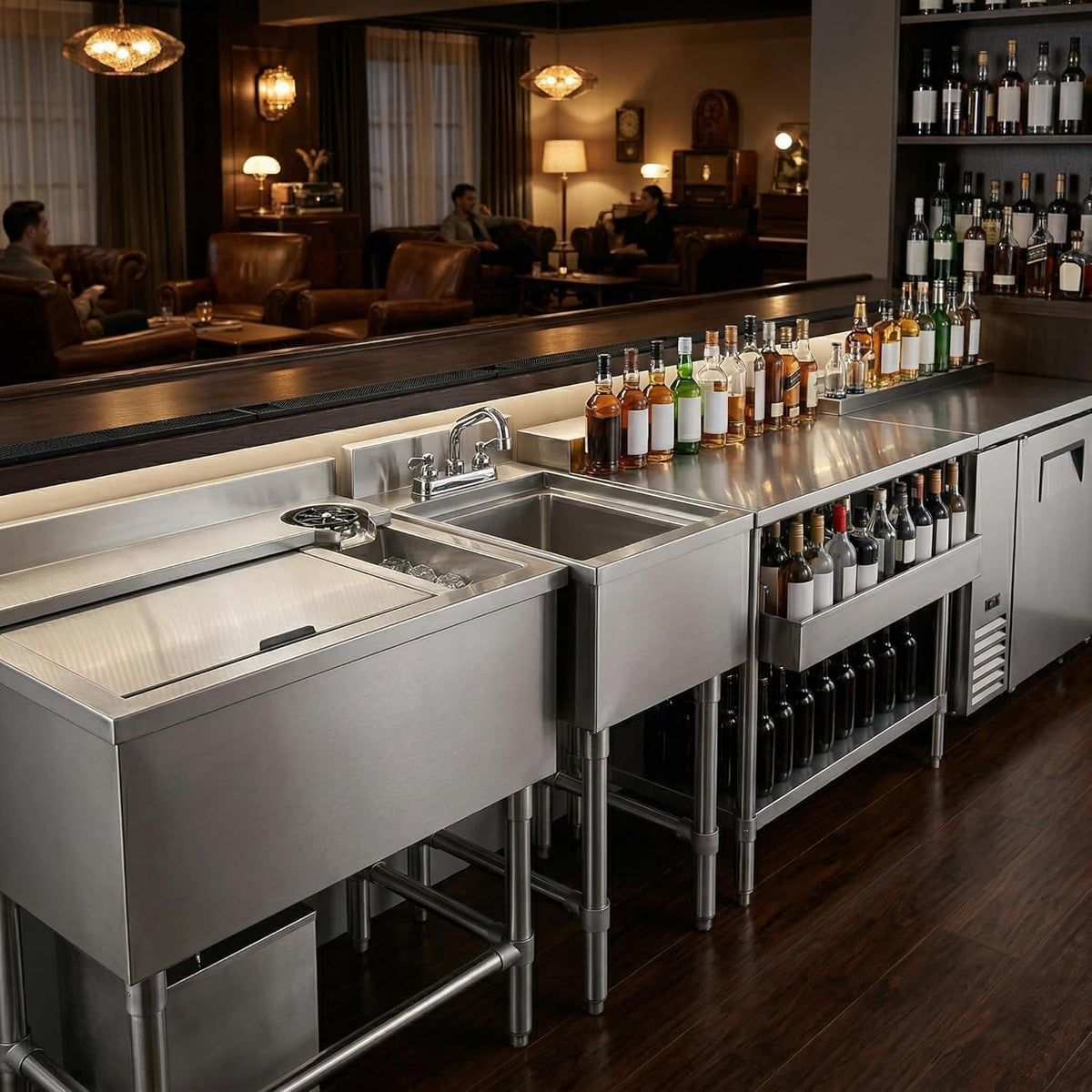 22x12 Underbar Hand Sink, Faucet Included, NSF