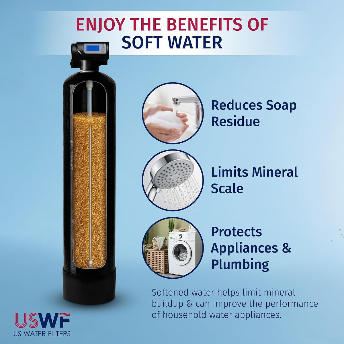 Ion Exchange Water Softener Resin, 25 lb (0.5 Cu Ft)