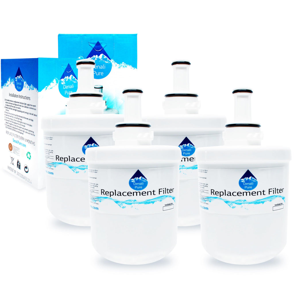 4-Pack Replacement for Samsung RS269LARS Refrigerator Water Filter