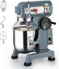 Commercial Planetary Stand Mixer, 1100W 3-Speed Dough Mixer w