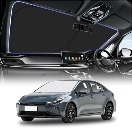 Car Windshield Sun Shade,Foldable Sun Shade for Car Windshield Compatible with Toyota Corolla,Oxford Cloth Sunshade