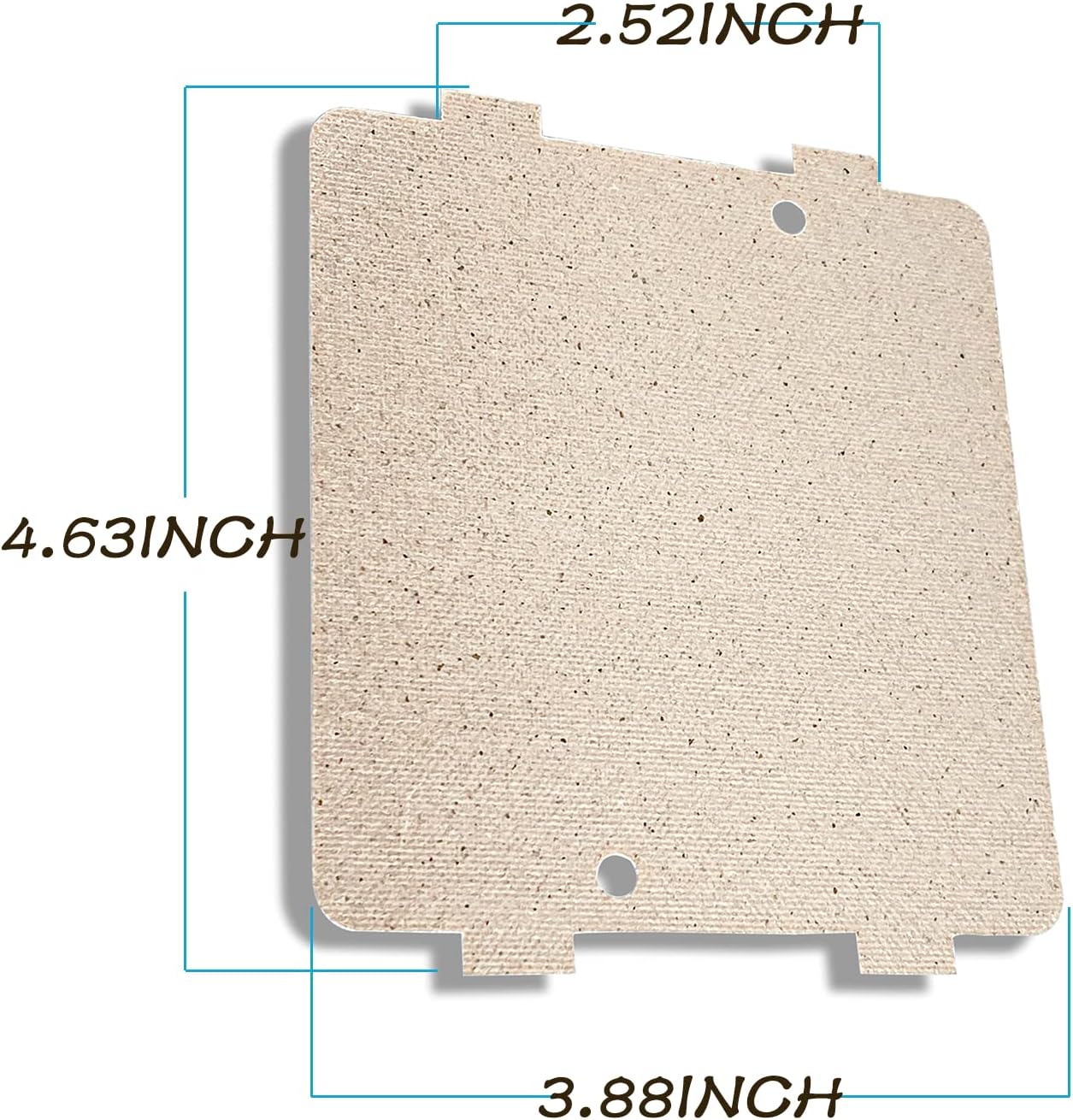 WB39X10034 262100100006 Microwave Waveguide Cover for GE Microwave | Oven Repairing Part Mica Plates Sheets 3-7/8 x