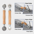 Window Screen Door Repair Kit Include Window Screens Mesh 48"x118" with All Tools in Window Screen Replacement(2pcs