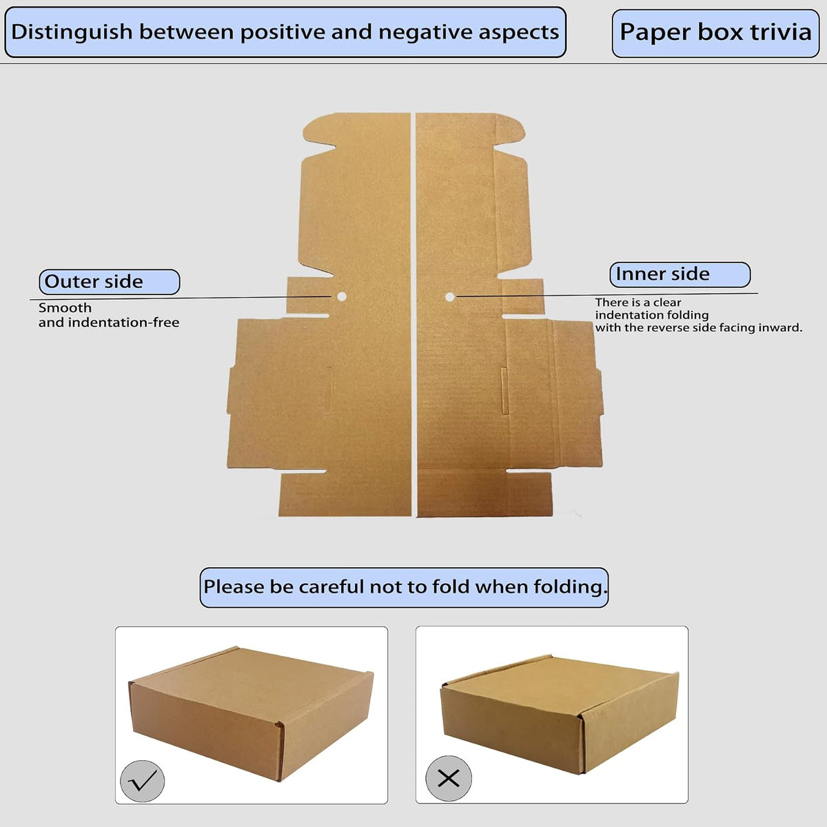 5x5x1.5 inch Small Shipping Boxes 50 Pack, Brown Kraft Corrugated Cardboard