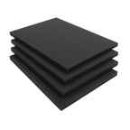 Foam Pad, 4 Pack Packing Foam, Black Foam Padding for Cases