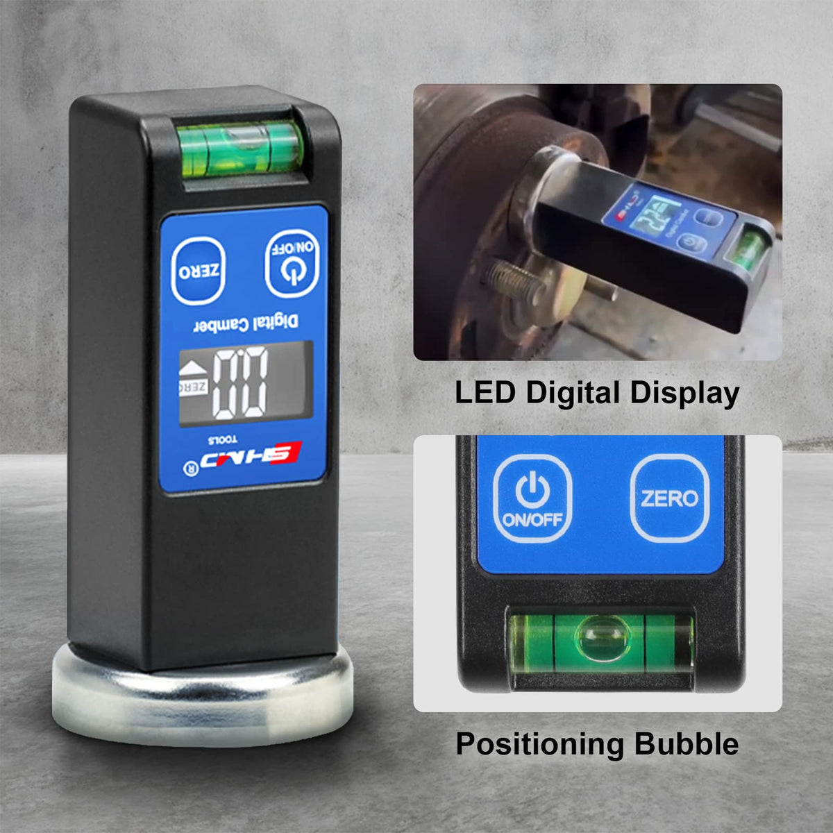 Digital Magnetic Camber Gauge Wheel Alignment Tool