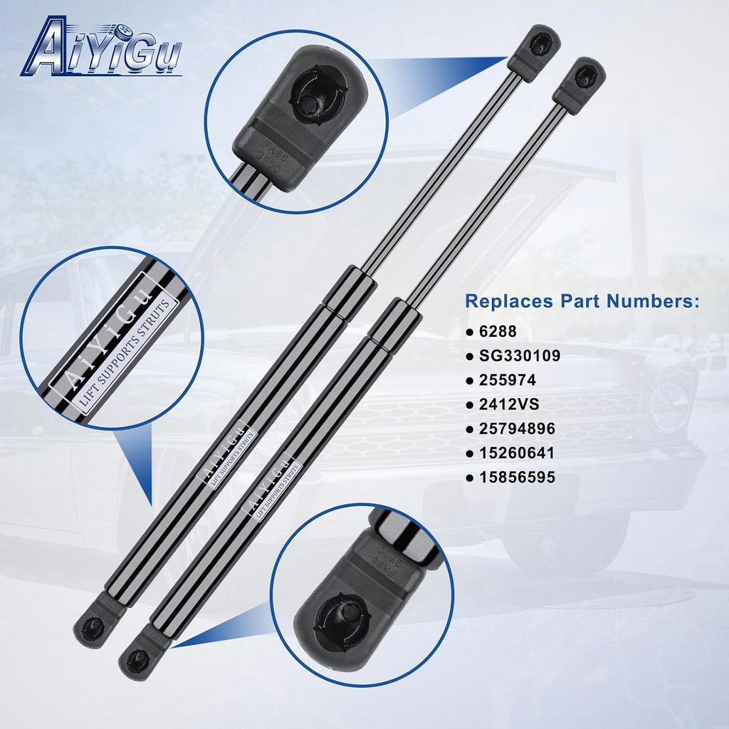 6288 Front Hood Strut Shock for 06-10 Hummer H3, 09-10 Hummer H3T