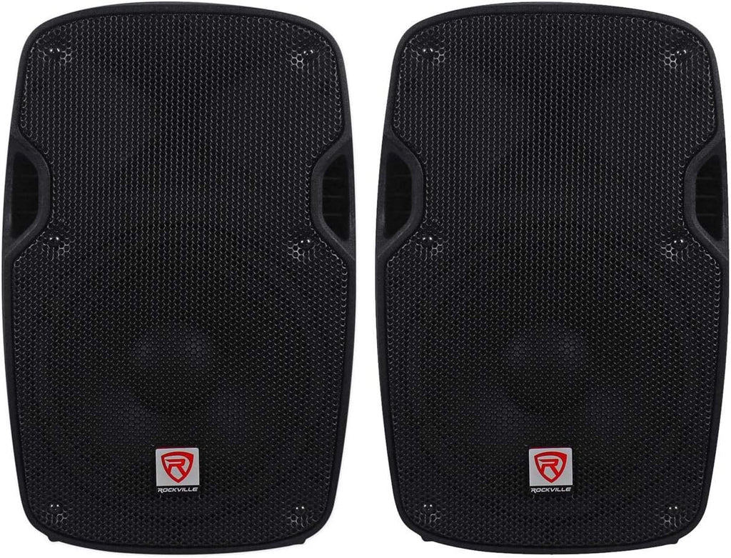SPG88 8" Passive DJ PA Speaker, ABS Cabinet, 8 Ohm, 2-Pack | 400W Peak, Lightweight 12 lbs, Speakon Input/Output