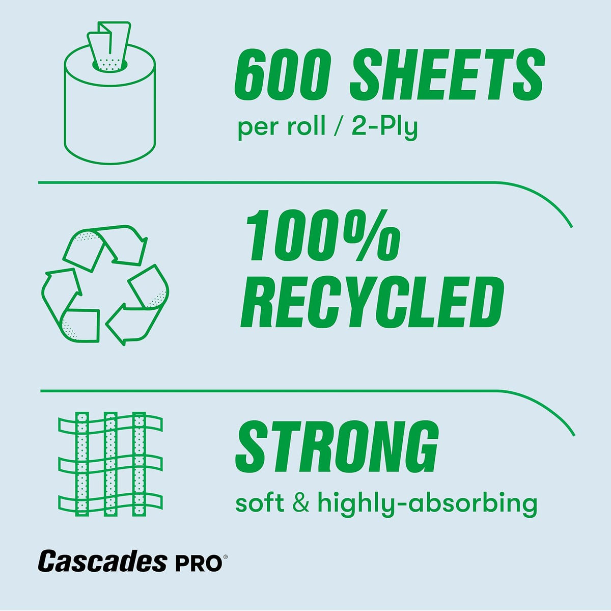 Select Centerpull Paper Towels H153, 600 Sheets, White