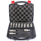 Annular Cutter Set JESTUOUS 3/4 Inch Weldon Shank 1 Cutting Depth 13pcs