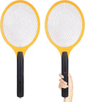 Electric Fly Swatter Handheld Bug Zapper - Indoor Outdoor 20in Zapping Racket for Pest Mosquito & Flies - Battery