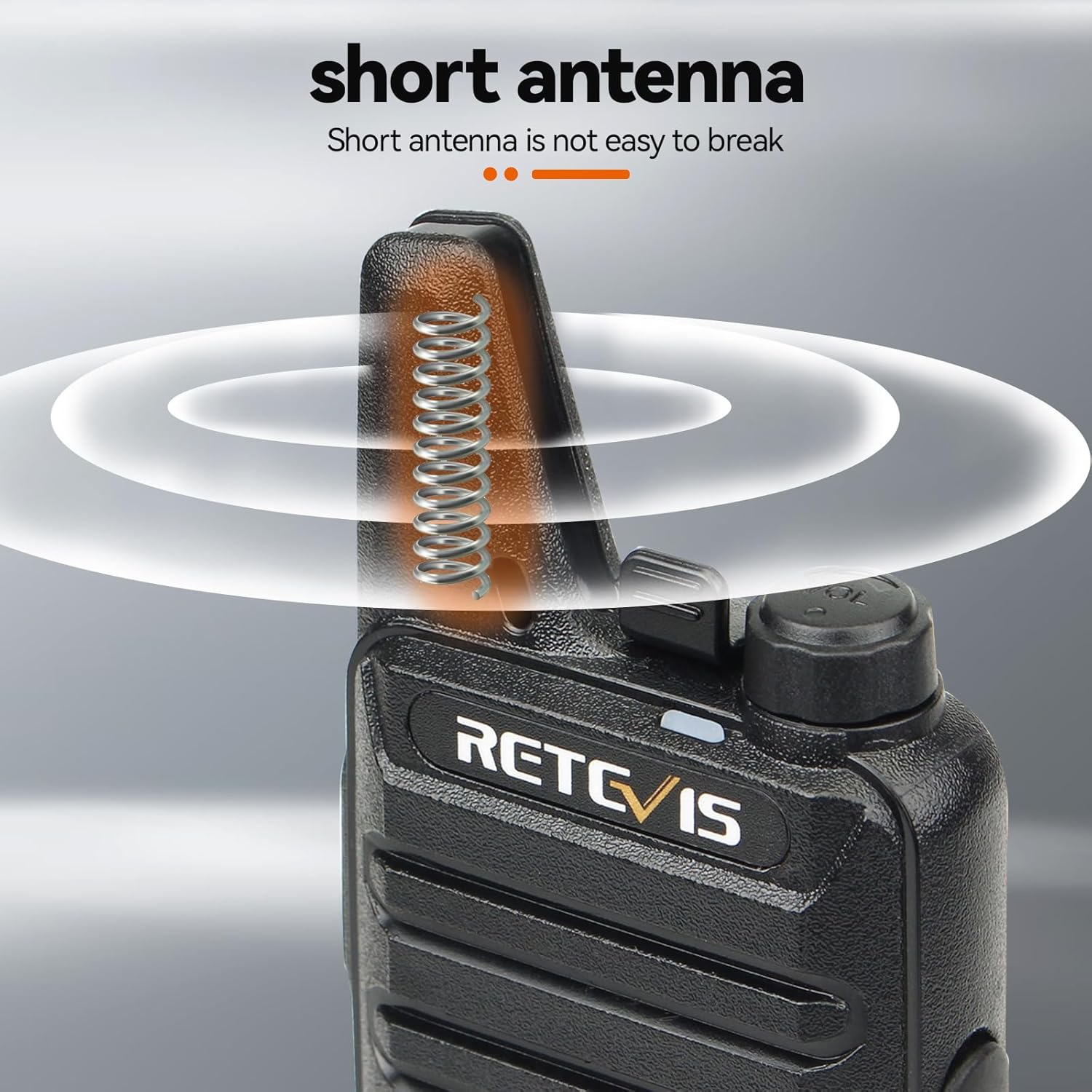 RT22 Compact & Lightweight FRS Walkie Talkies Long Range (4 Pack) | For Small Business, Camping, Hiking, Cruise, Safe