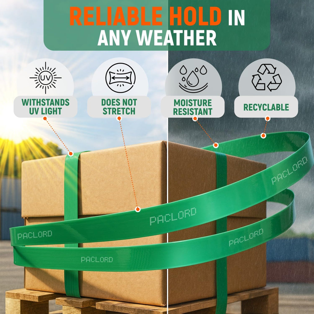 5/8" x 4000' Industrial-Grade Polyester (PET) Strapping Coil