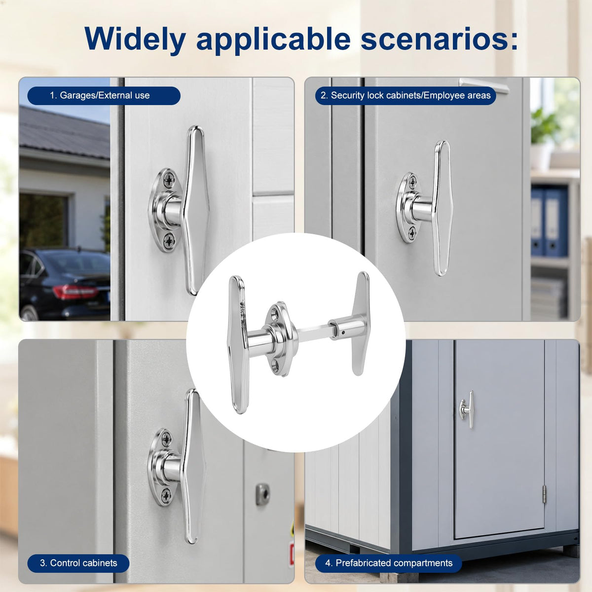 T Handle Garage Door Lock, Garage Door Lock Set