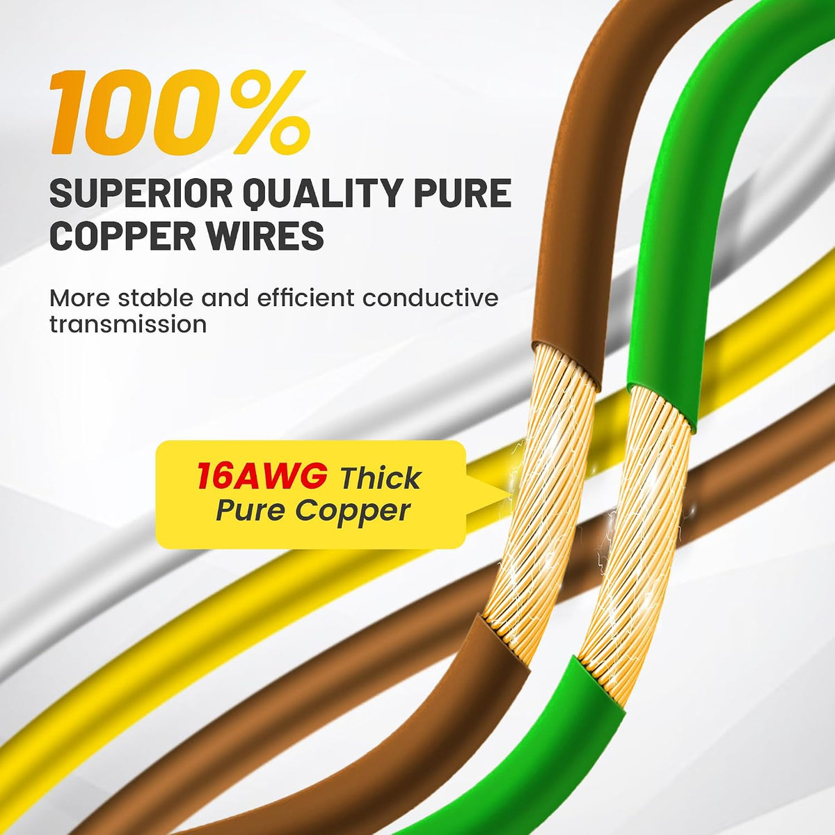 4 Pin 5 Wire Trailer Wiring Harness 18 Inches, 16AWG Pure Copper Wishbond Trailer Light Wiring for Utility Rewiring