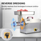 #32 Electric Commercial Meat Grinder Machine, 21 lbs/min