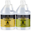 1 Gal 3X UV Resistant Crystal Clear Epoxy Resin Kit, 1:1 High Gloss | Non-Yellowing Formula, Bubble-Free