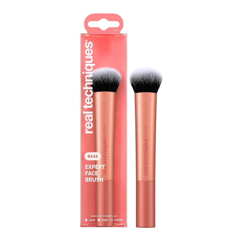 Expert Face Brush for Foundation, Dense Face Makeup Brush | Smooth, dense foundation brush for liquid and cream