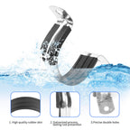 JDHGSHL 20PCS 1-9/16 Inch Reinforced Rigid Pipe Strap