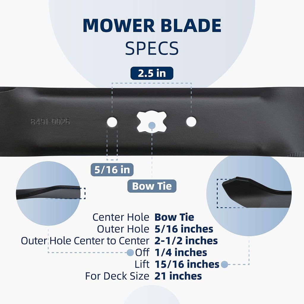 703371 Mower Blade Compatible with Briggs and Stratton Lawn Mower