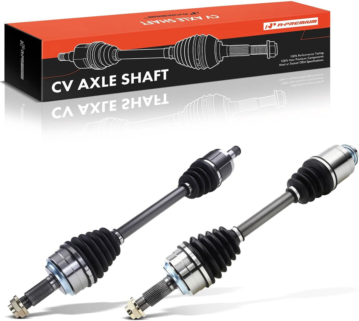 A-Premium Set of 2 Front CV Axle Shaft Assembly
