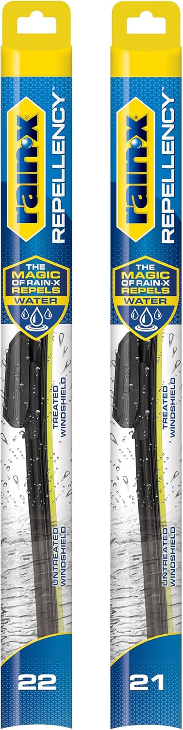810355 Repellency Water Repellent Wiper Blades, 22" & 21" Windshield Wipers, All Weather Streak-Free for Enhanced