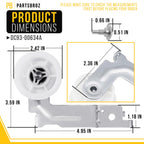 Dryer Idler Pulley for Samsung DV405ETPAGRAC