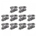uxcell 10Pcs #35 Chain Offset Half Link Roller, 3/8" Pitch Carbon Steel