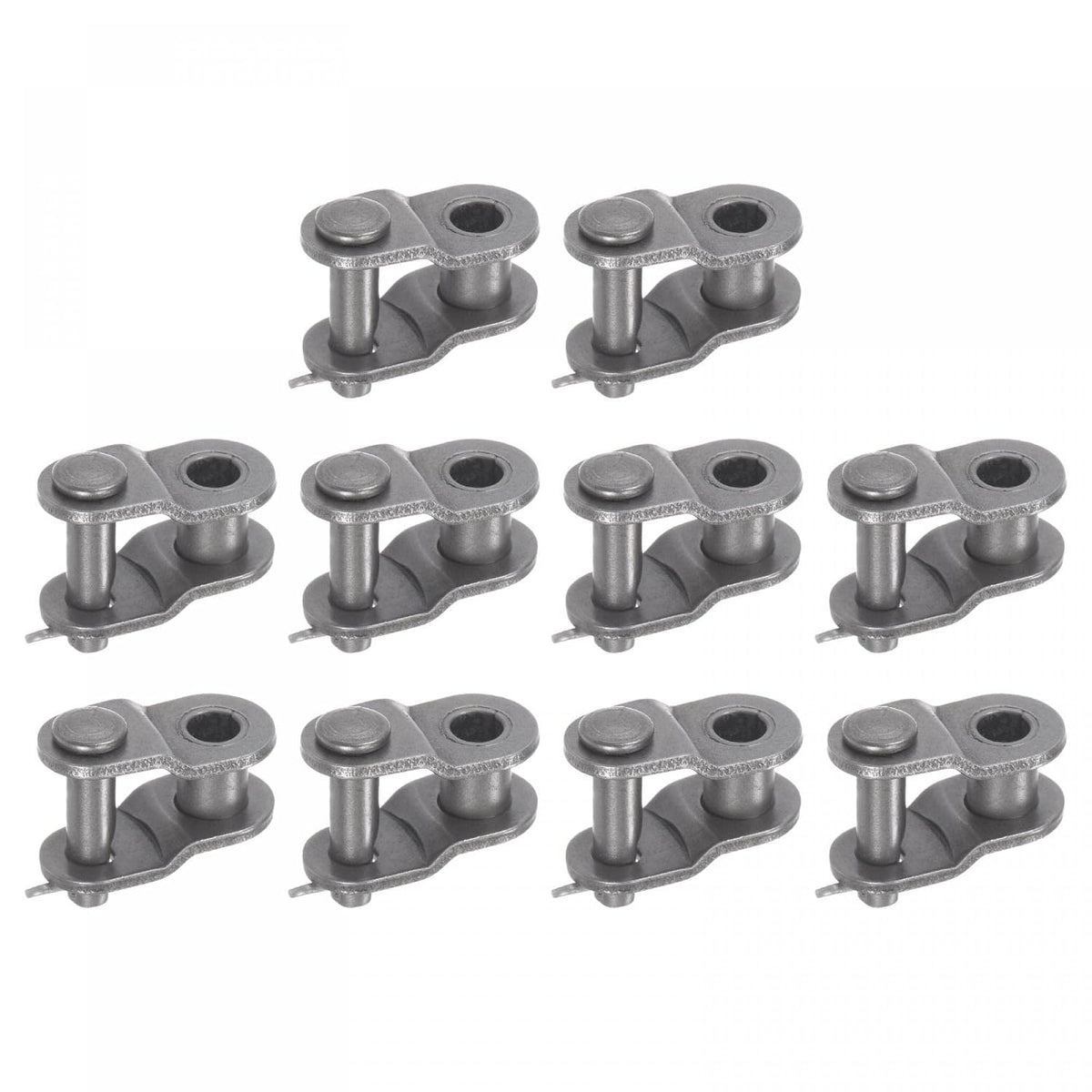 uxcell 10Pcs #35 Chain Offset Half Link Roller, 3/8" Pitch Carbon Steel
