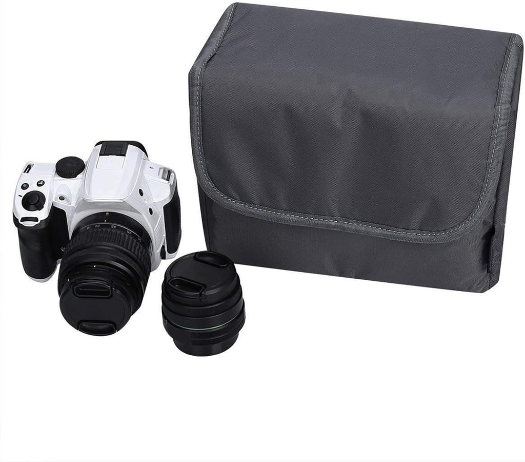 Waterproof Shockproof Foldable Camera Insert Bag Lens Cases Canon Nikon | Raindrop Proof, Fits in a Backpack