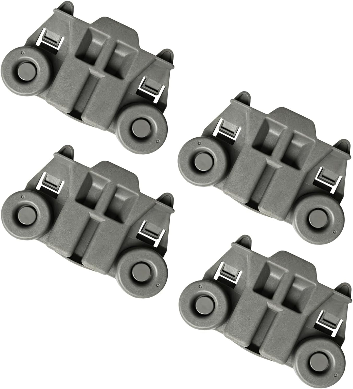 4 Pack W10195417 Dishwasher Wheels Lower Rack For Kenmore KitchenAid