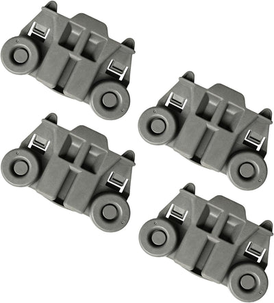 4 Pack W10195417 Dishwasher Wheels Lower Rack For Kenmore KitchenAid