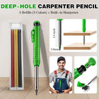 Ceoighe Stair Gauges with Carpenter Pencils & Refills for Framing Square
