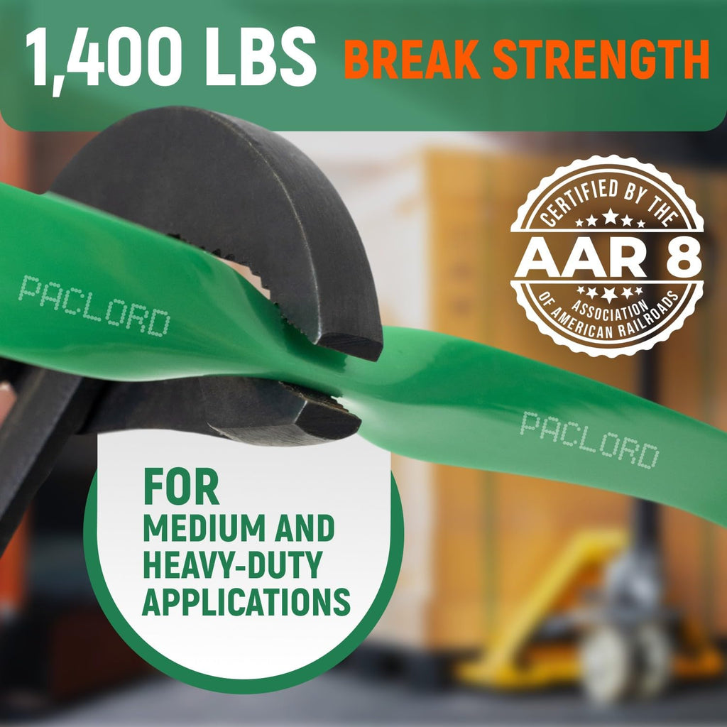 5/8" x 4000' Industrial-Grade Polyester (PET) Strapping Coil